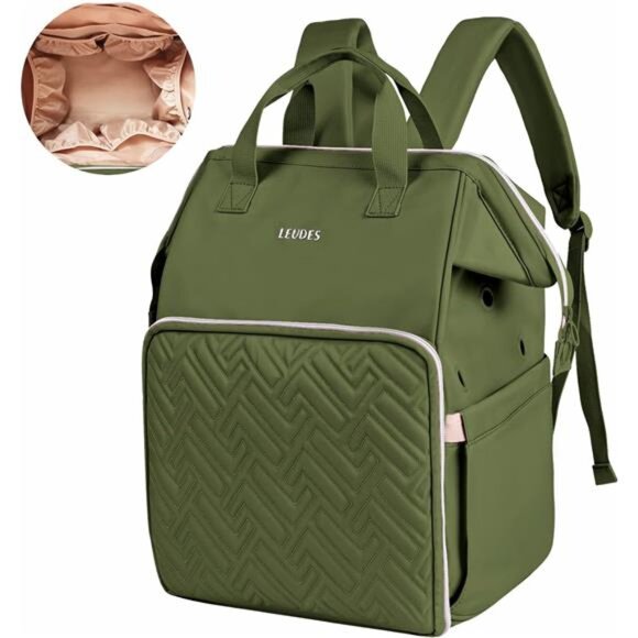 Knitting Bag Backpack,Yarn Storage Organizer Large Crochet Bag Tote - Picture 2 of 7